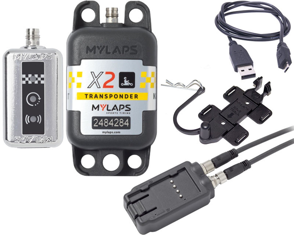 Mylaps TR2 Kart Transponder Kit 1 Year Subscription