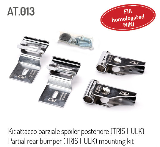 KG Tris Hulk Rear Plastic Bumper Partial Mounting Kit FIA  MINI