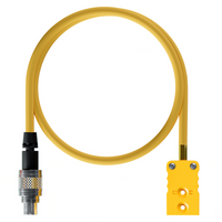 Mychron 5 AiM Thermocouple Patch Lead TC Yellow - 712 3 Pin