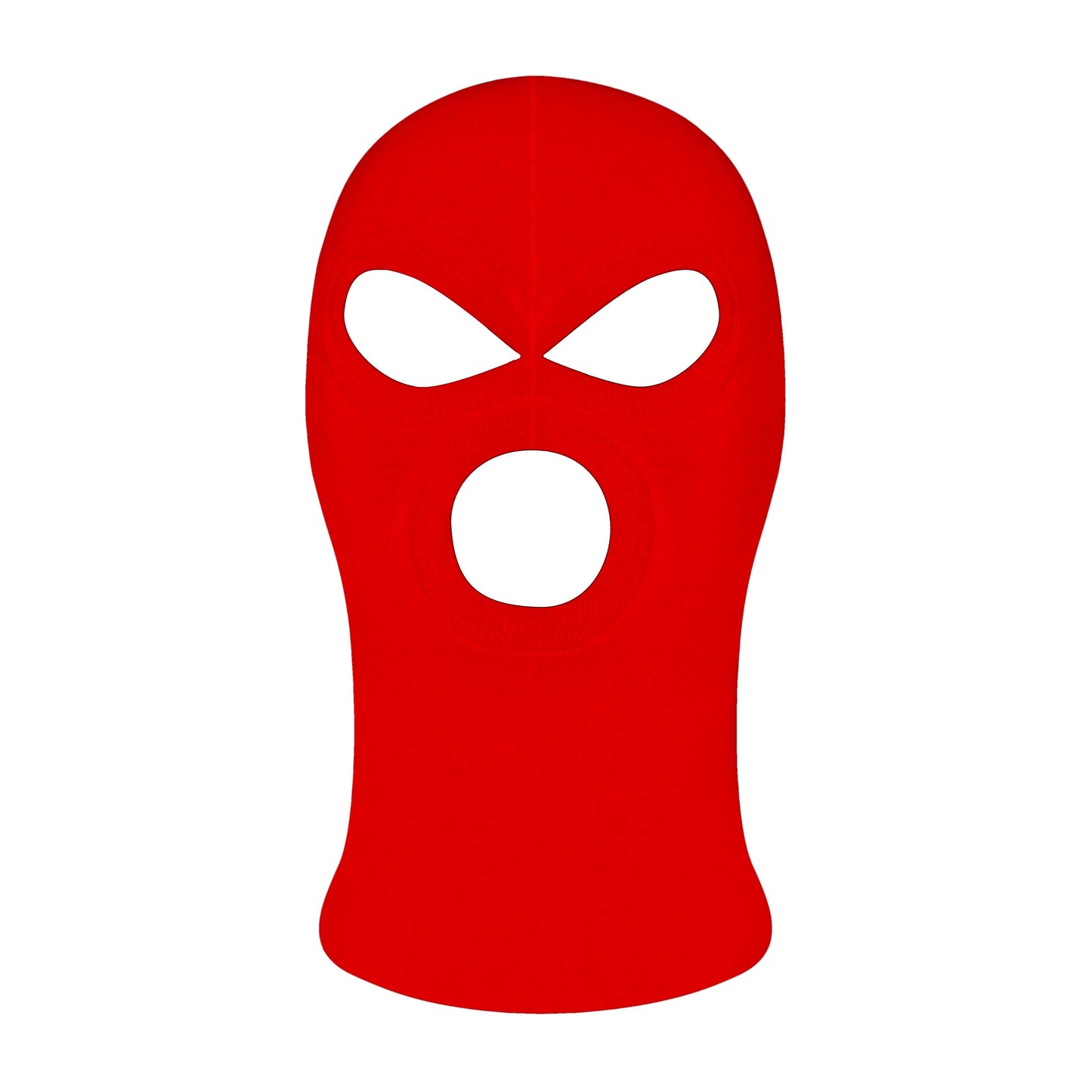 Balaclava In Red With 3 Hole