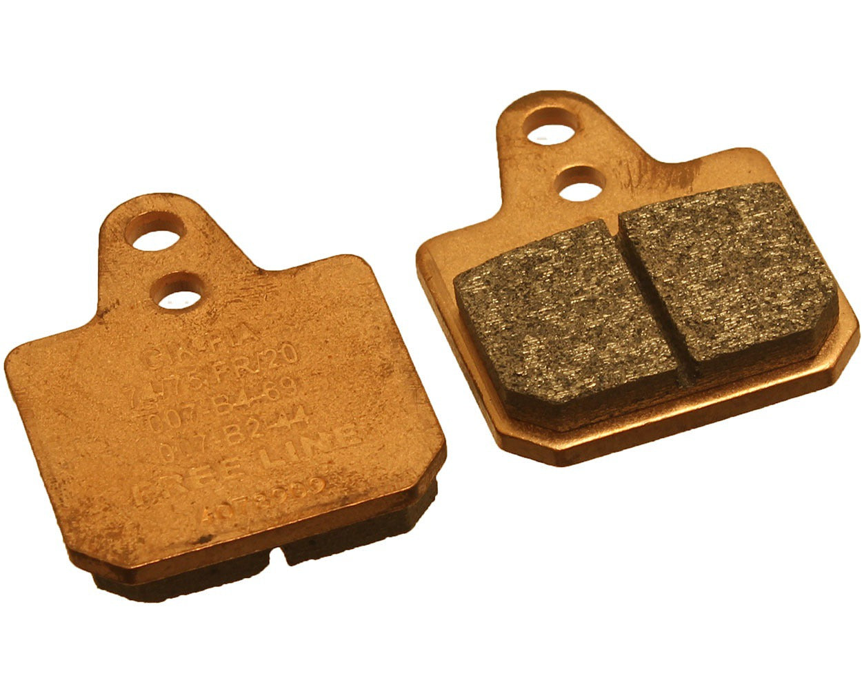 Freeline Compkart KZ Brake Pad 40x38mm Gold Set Medium/Synth 10.13882.00