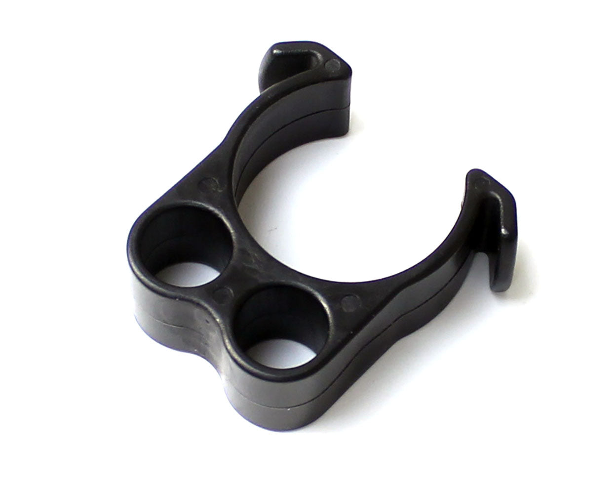 Compkart Throttle Cable Outer Plastic Chassis Clamp With Double Fitment Suitable For Fuel Pipe / Outer Cable