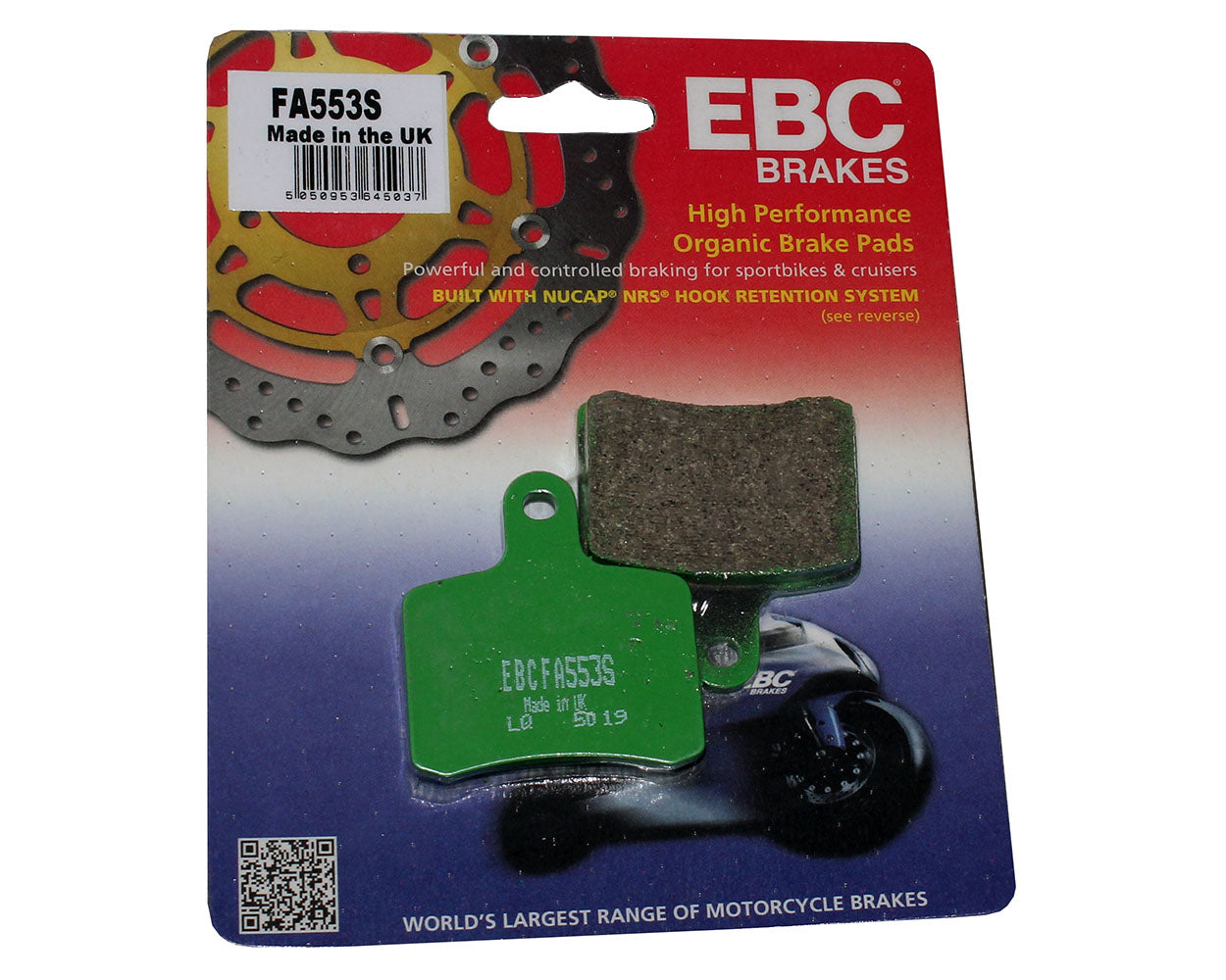 EBC OTK Bsd Brake Pad Set Green Soft FA553S