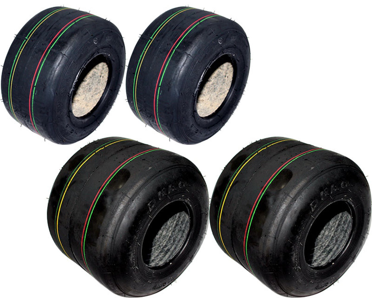 Duro Highline Slick Kart Tyre Set NINJA