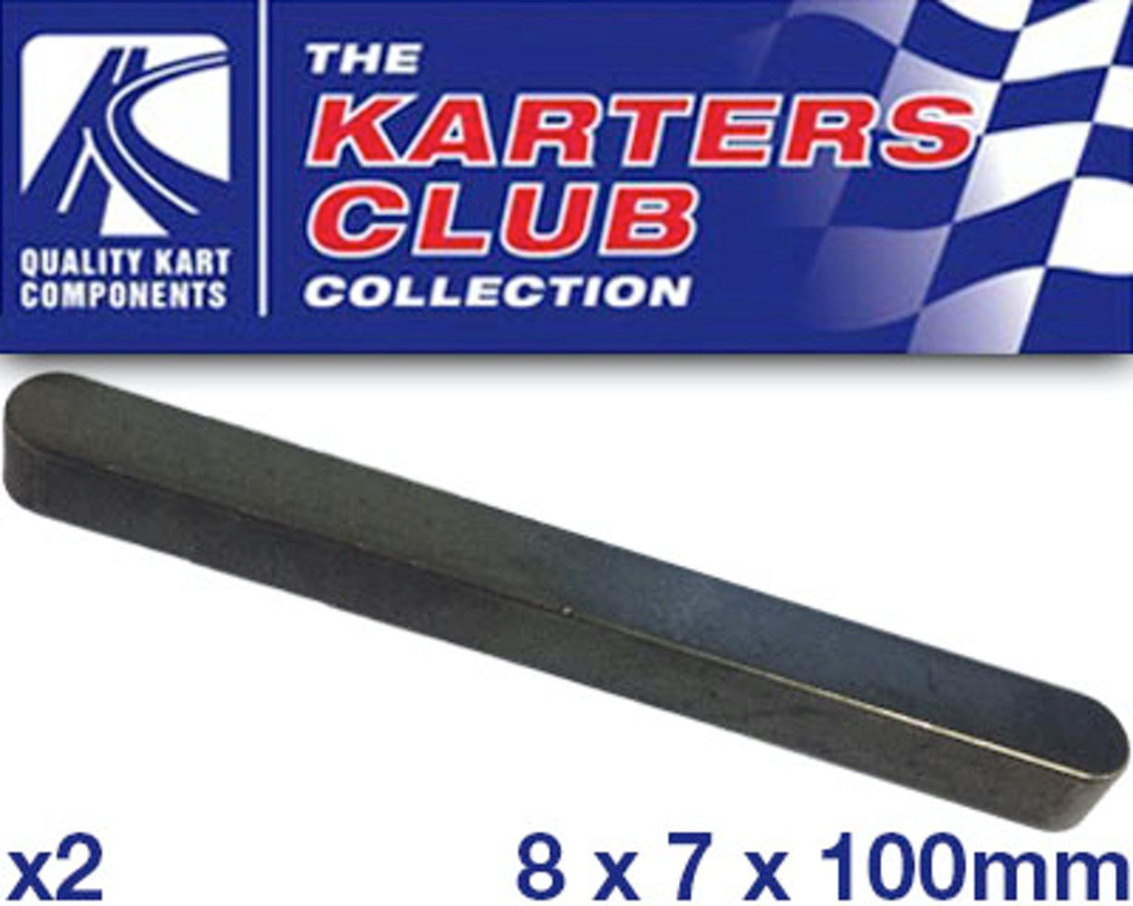 Axle Key 8 X 7 X 100mm X 2 – Zip North