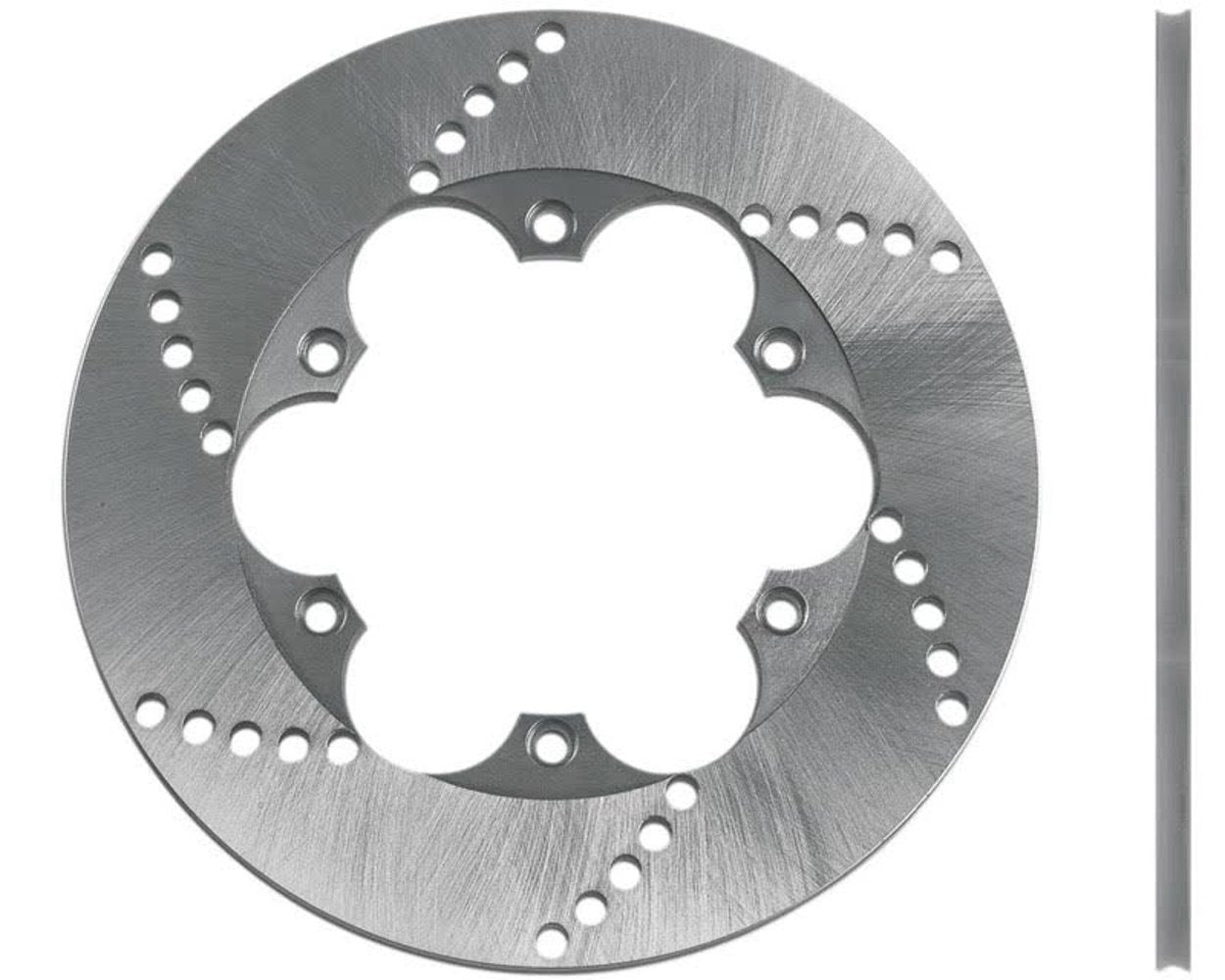 Rear Brake Disc Steel Cross Drilled 210 X 8mm