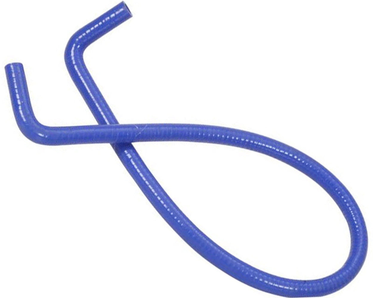 Silicone Water Hose Pipe With Dual Bends - Blue