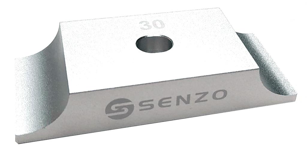 Senzo Flush 30mm Engine Clamp Silver