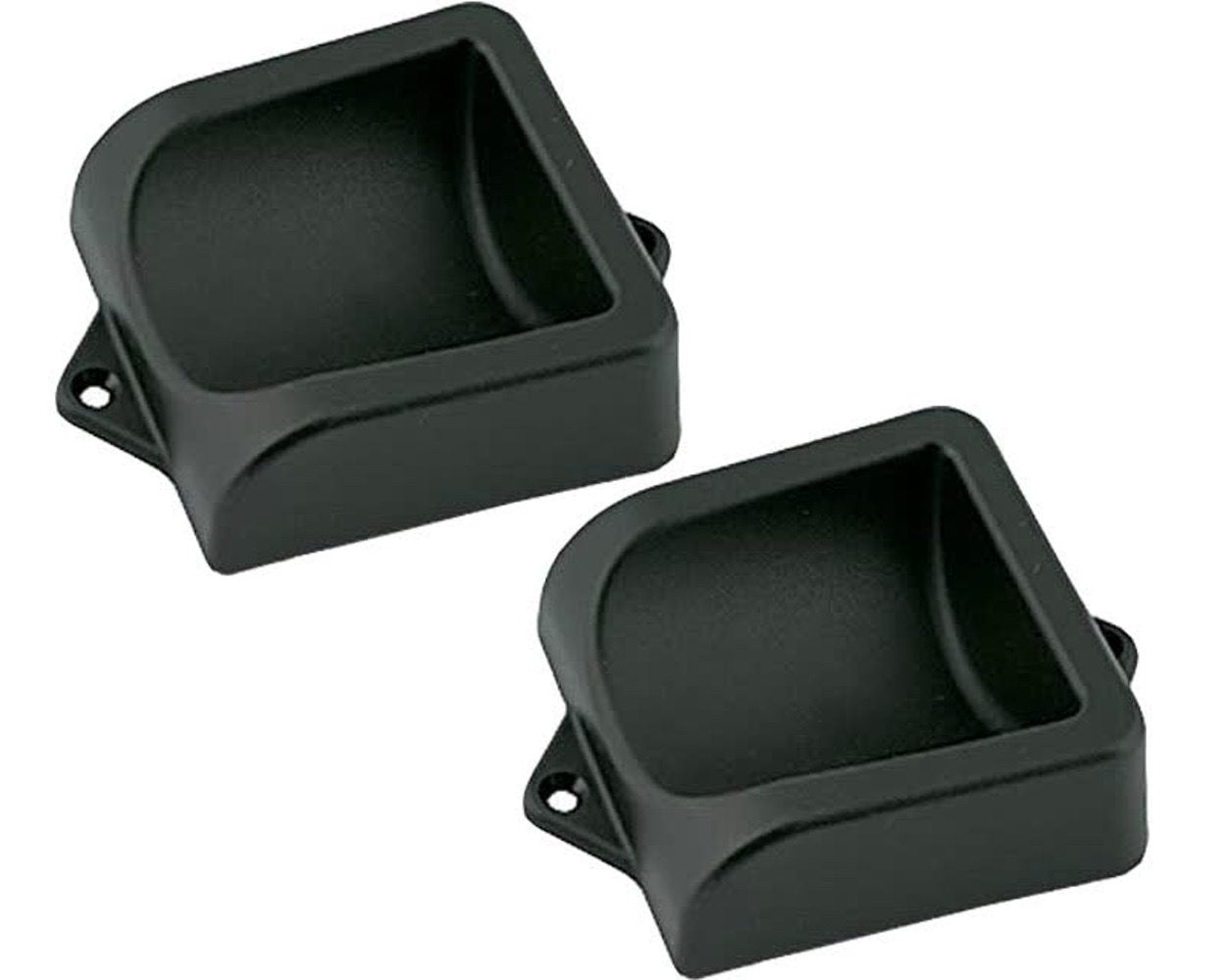 Plastic Heel Cup Pair Black