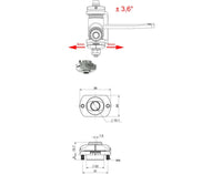 CC-Solver Caster adjuster 10mm Pitch 1.5mm