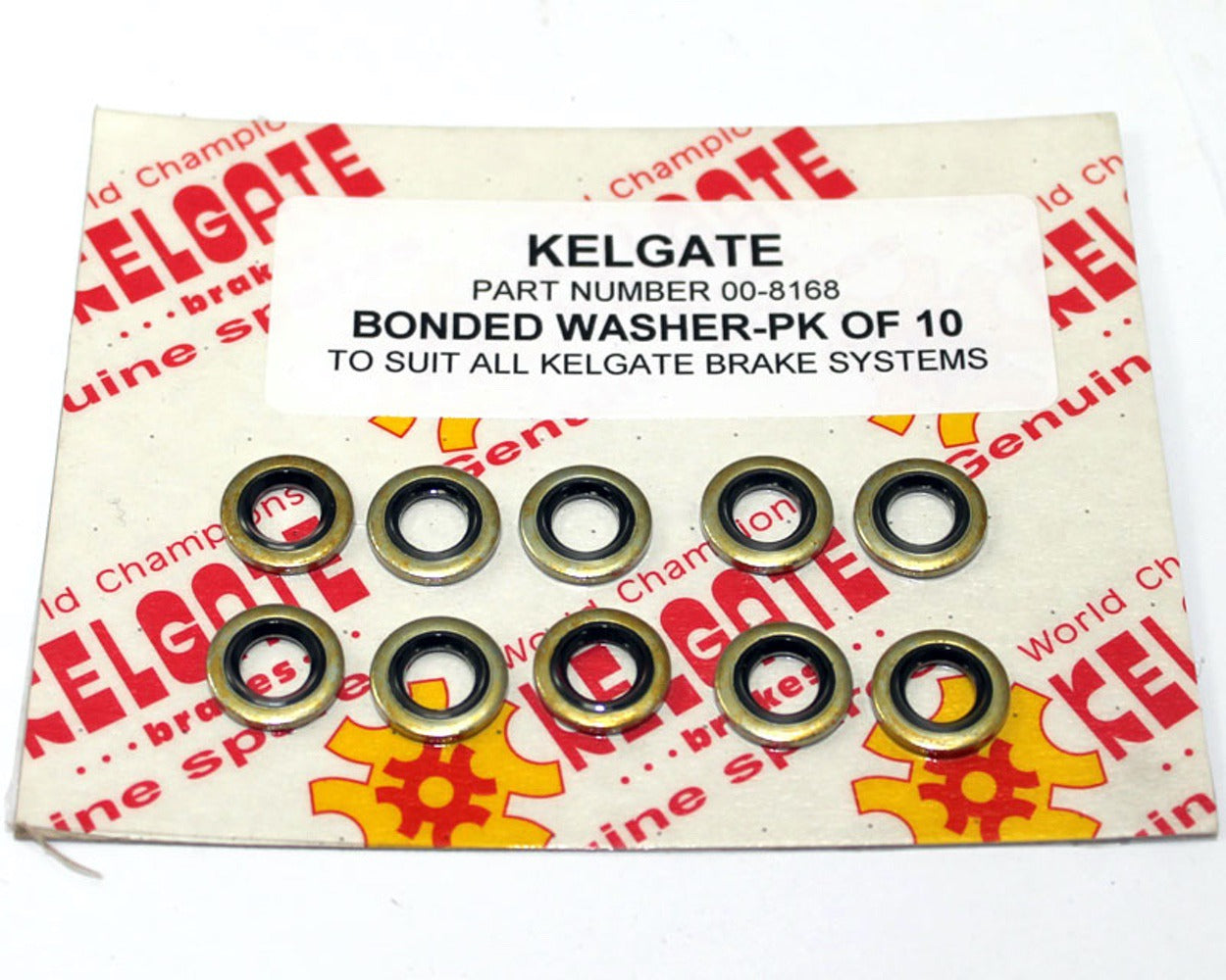 Bonded Washer For Kelgate Brake Pack 10