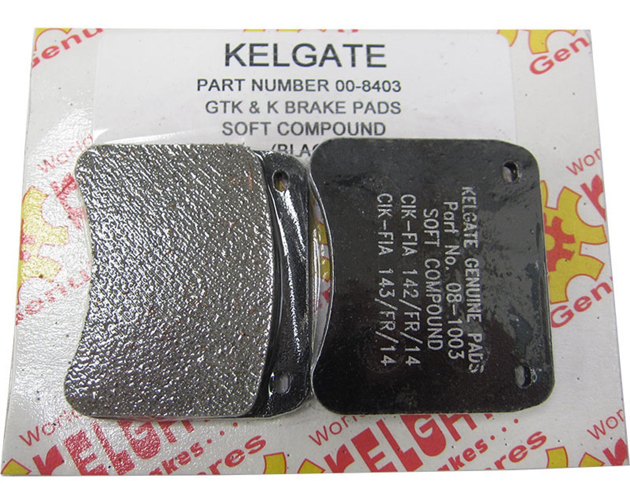 Kelgate 2 Pot Pad Set Black Soft