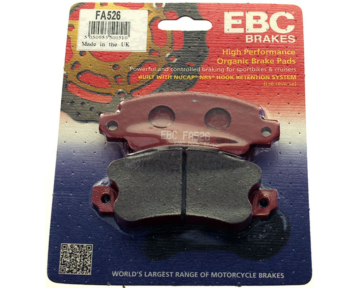 Kc Brake Pad Set - Red Hard