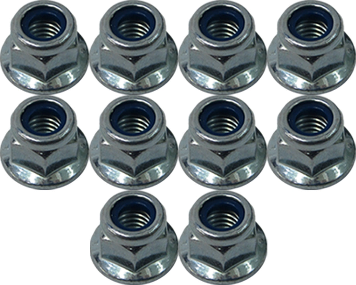 Flanged Nyloc Nut M6 X 10