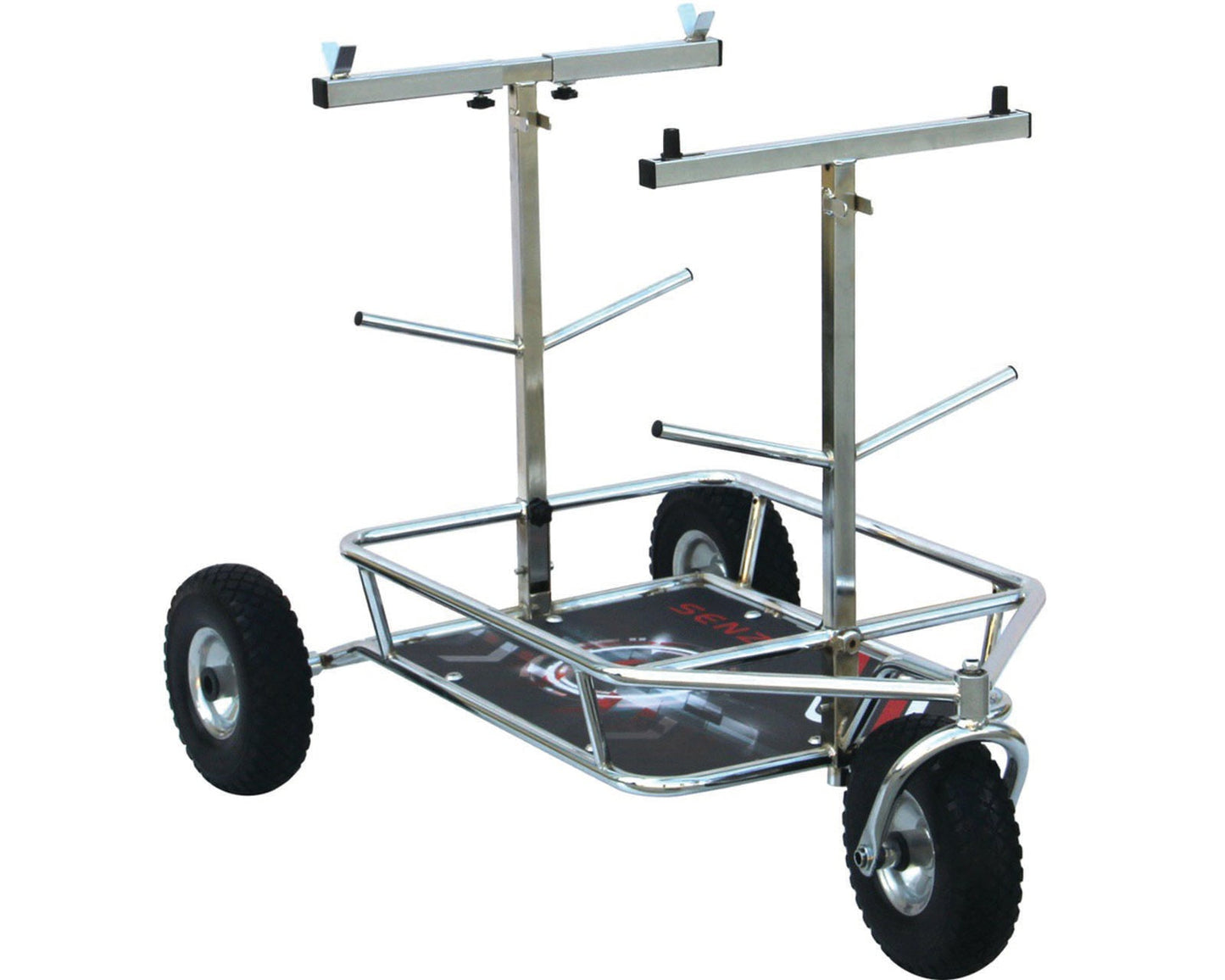 Senzo Chrome 3 Wheel Kart Trolley