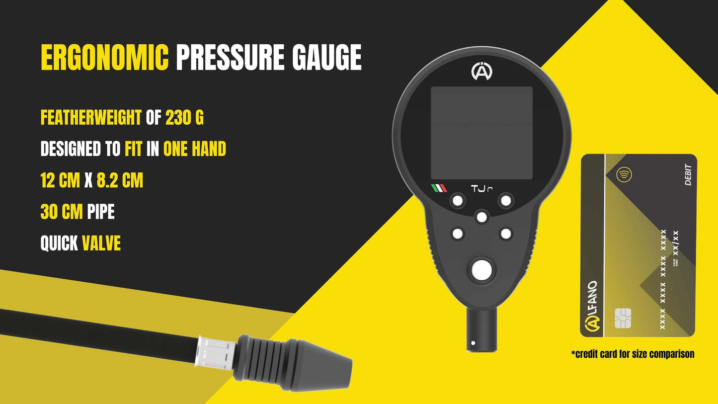 Alfano Tyre Control Junior Pressure Gauge TJR A1980