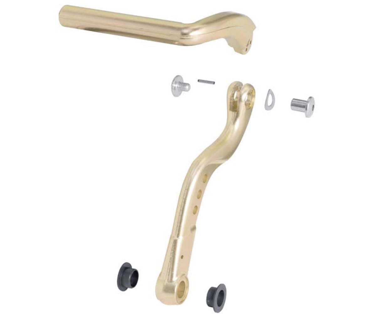 OTK Current Gold Adjustable Hydraulic Brake Pedal