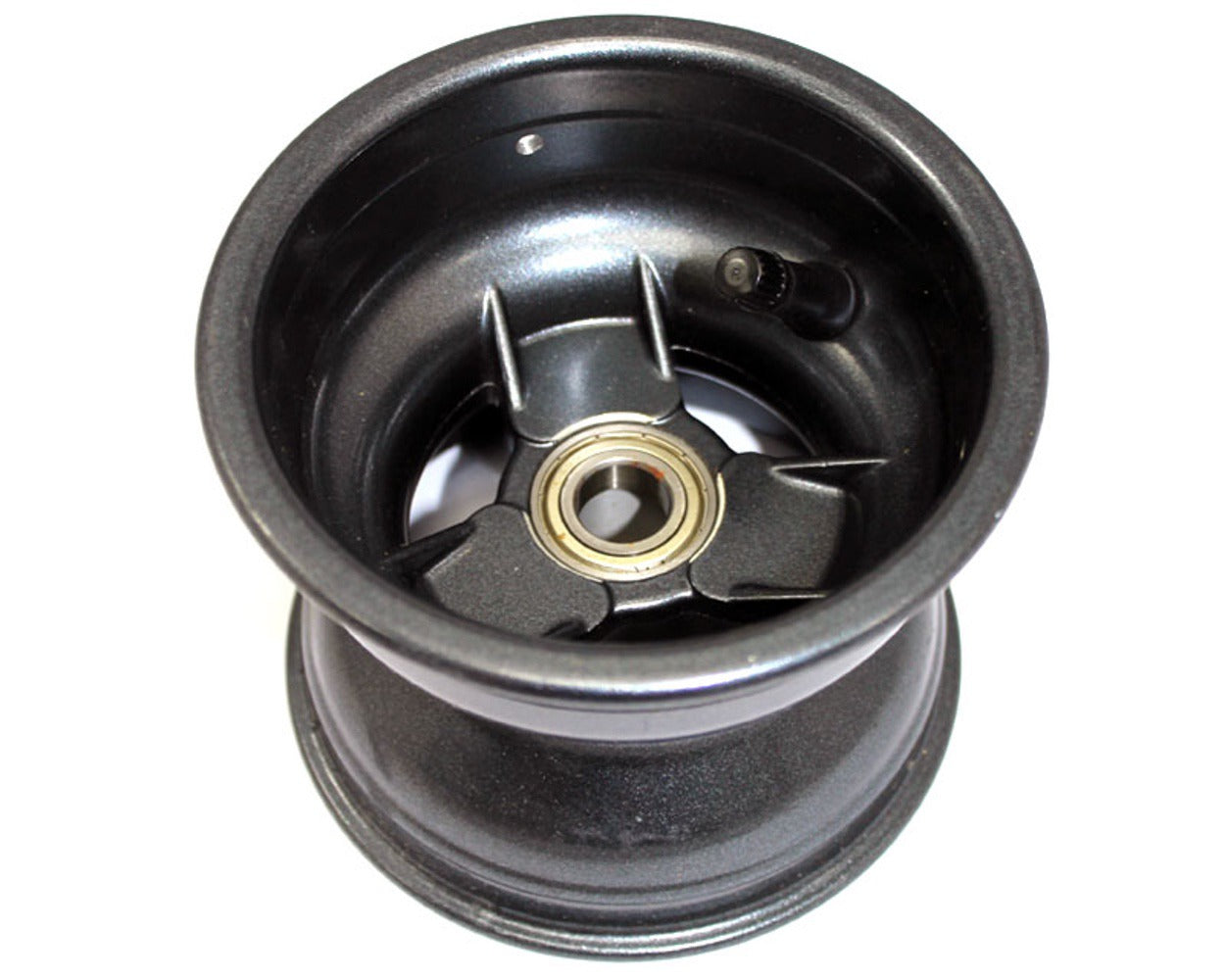 TonyKart OTK 5" 110mm AXP Black Aluminum Wheel 17mm Bearing