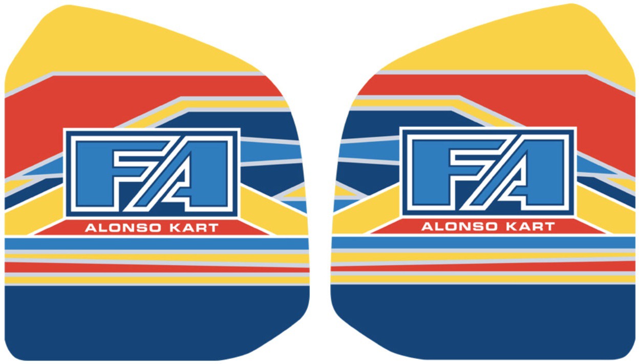 Alonso OTK 2018 Fuel Tank Sticker Set 2