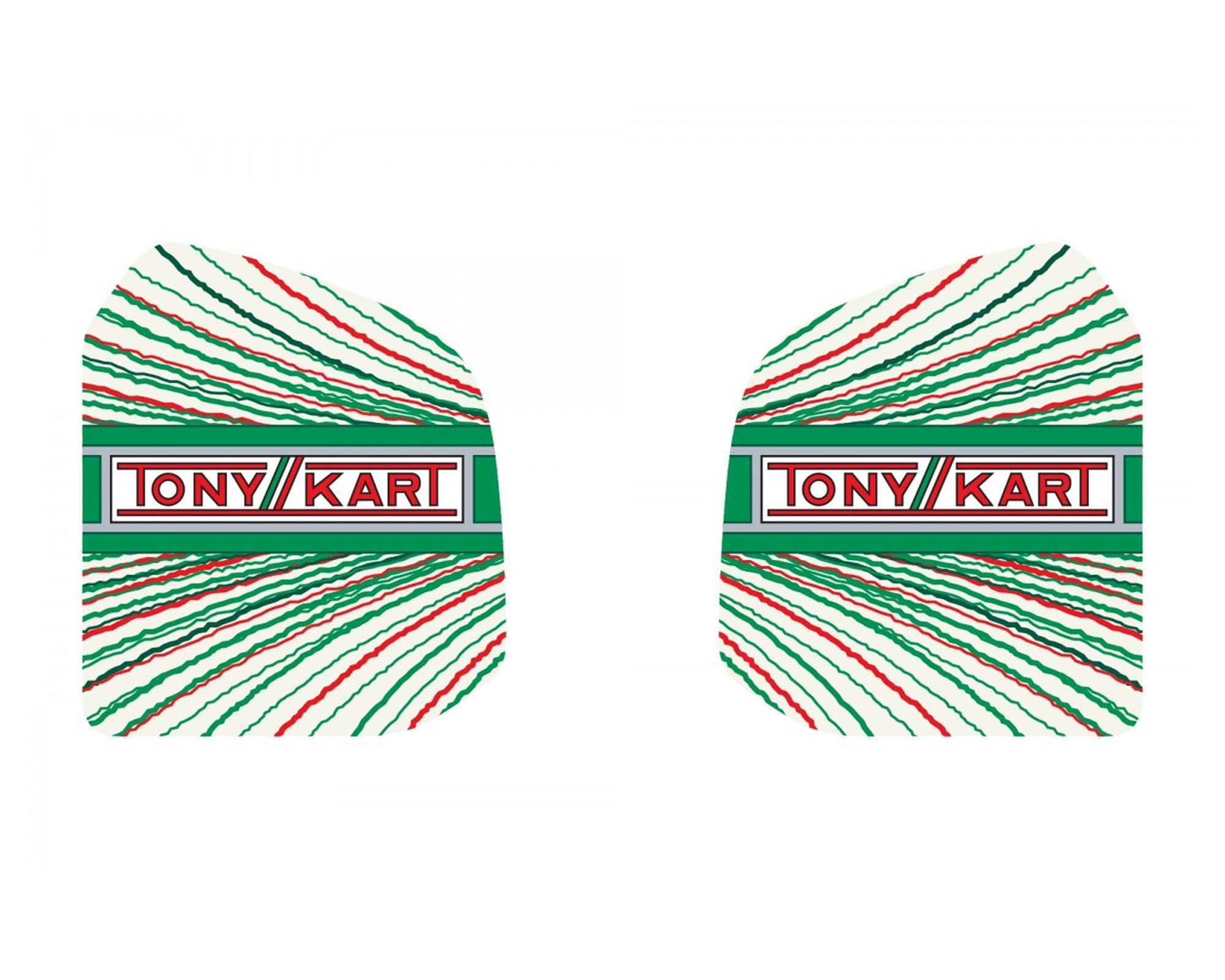 Tonykart / OTK Fuel Tank Stickers 8.5 Ltr 2022