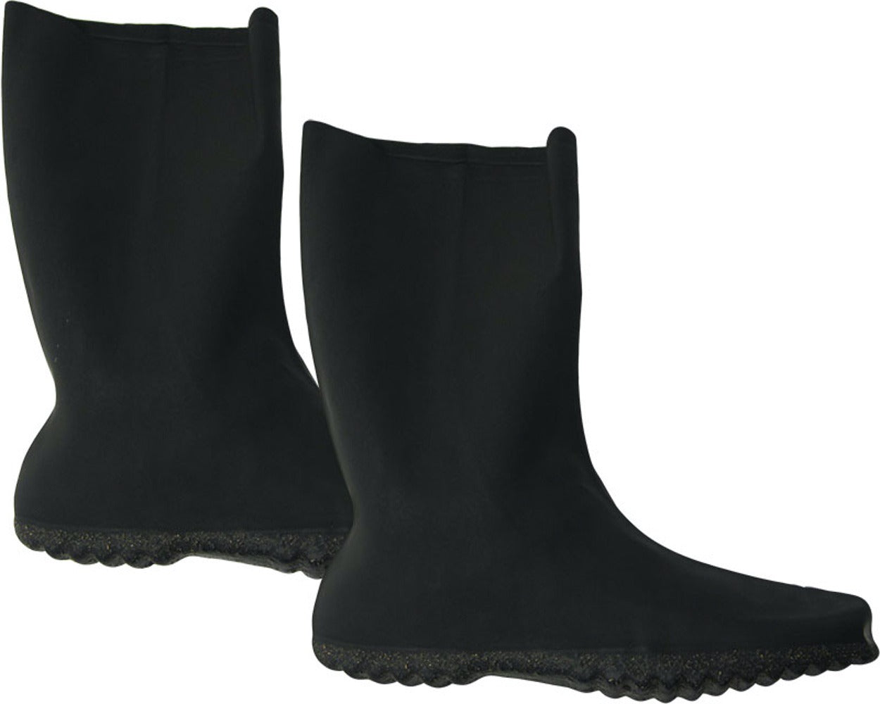 Rubber Over Boots Black