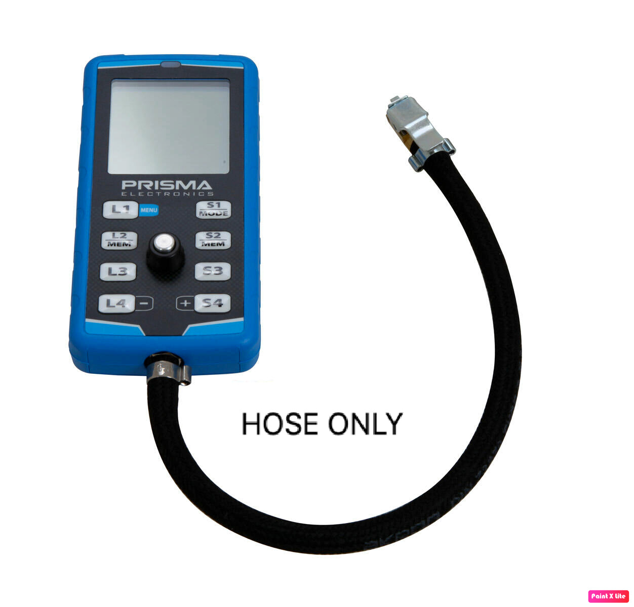 Prisma Tyre Pressure Guage Hose With Clips