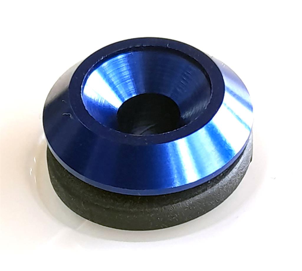 Senzo 6mm CSK Radiator/Nassau Securing Grommet Insert Blue