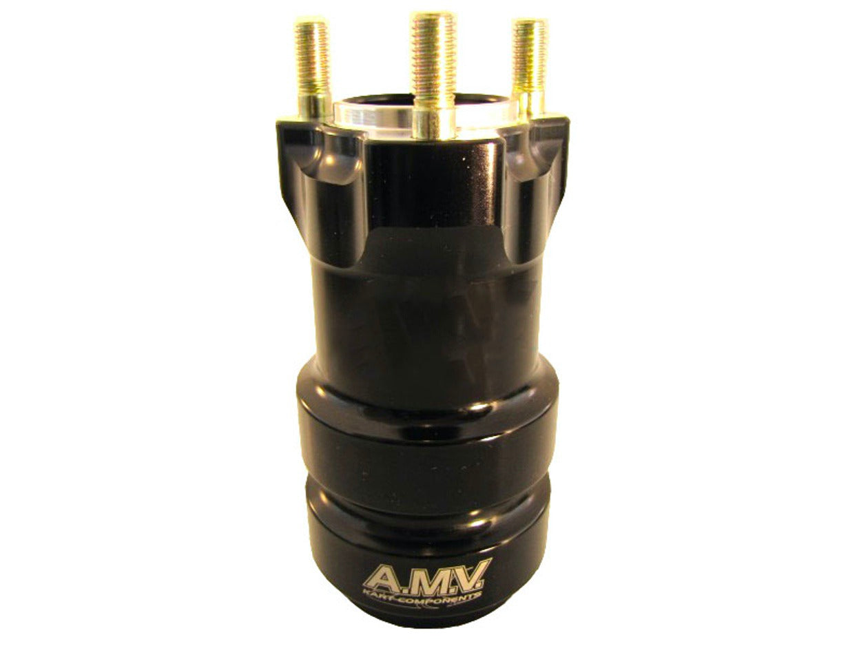 AMV Aluminium Long Rear Hub 40mm X 125mm Black