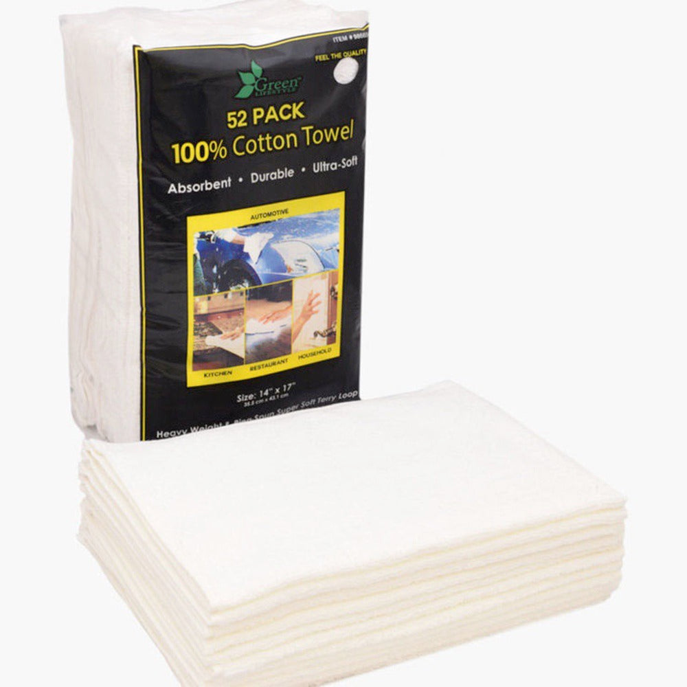 White Towel X 52 (Full Pack)