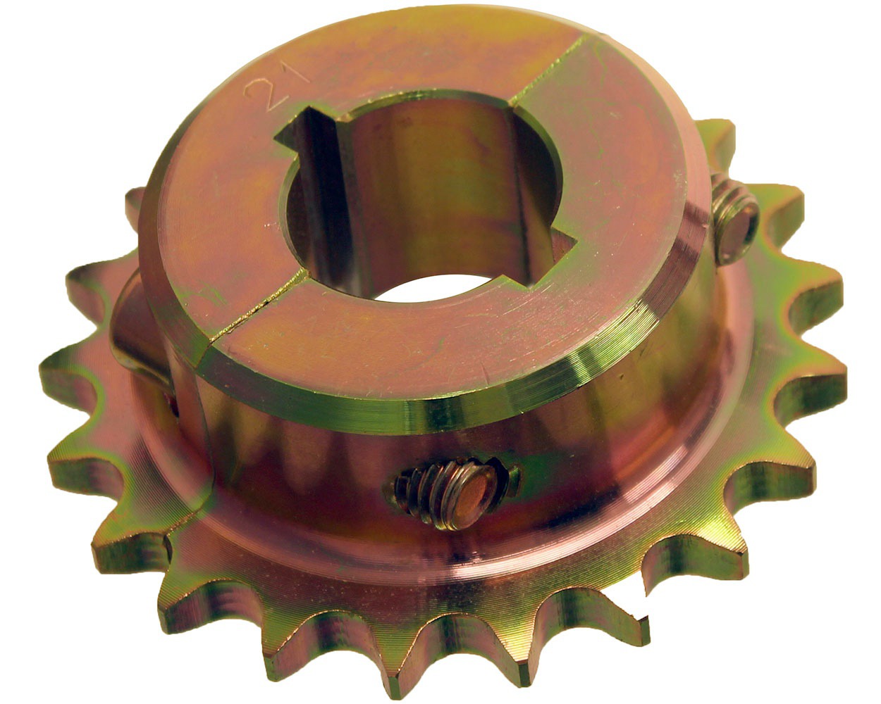 REAR AXLE SPLIT SPROCKET 30mm x 428 PITCH 21T