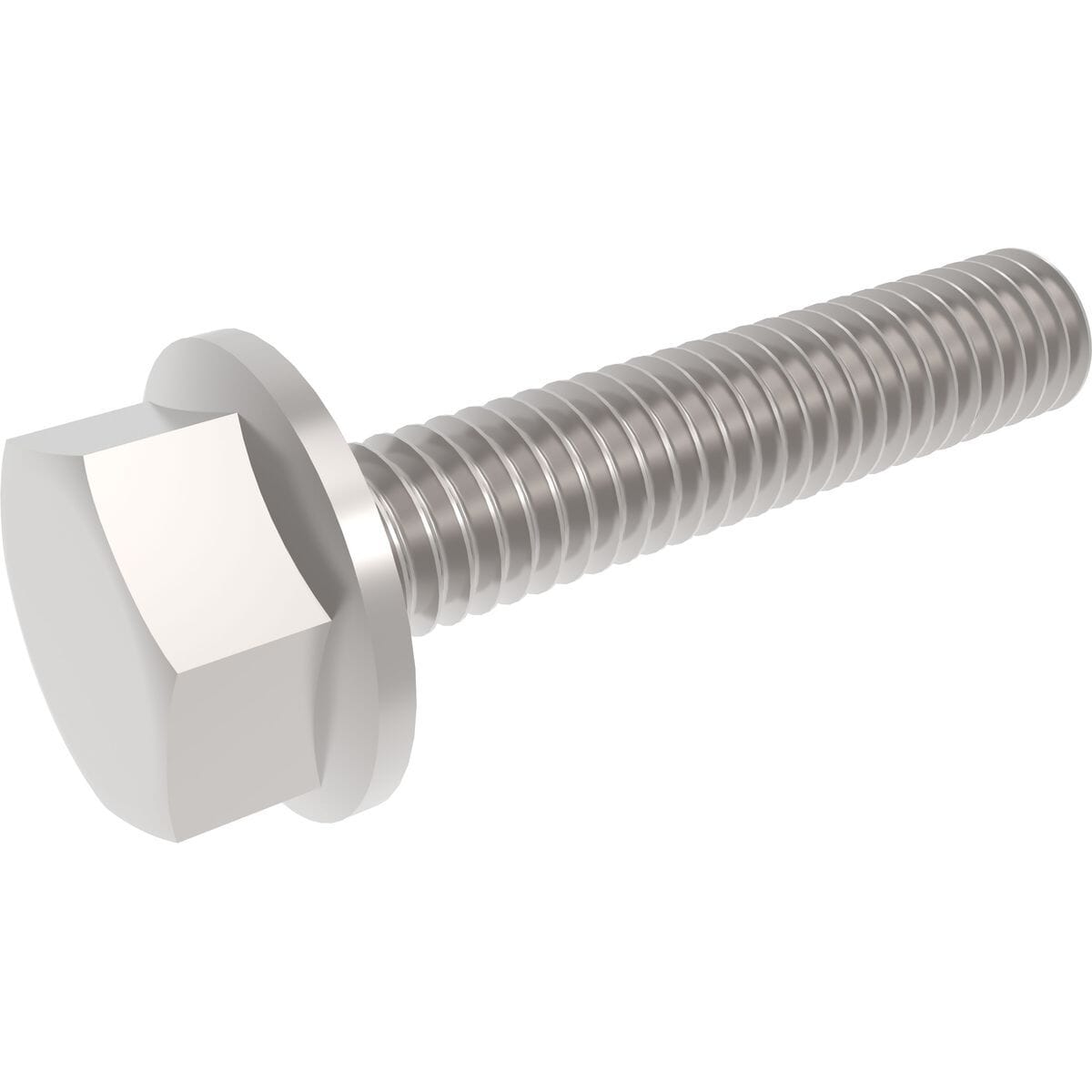 M6 X 20mm Hex Set Flange Bolt - Serrated