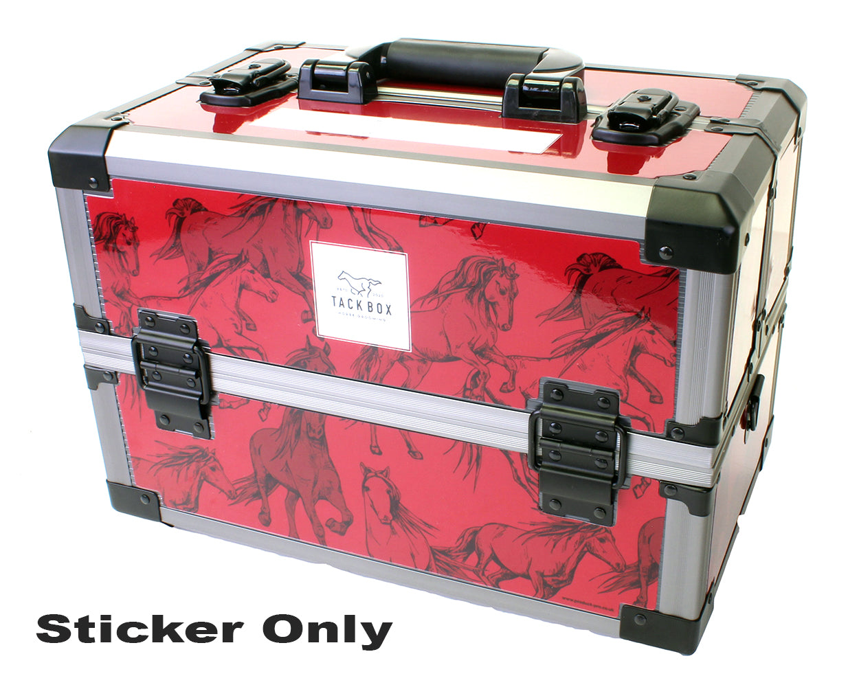 Tack Storage Box Sticker Set - Red