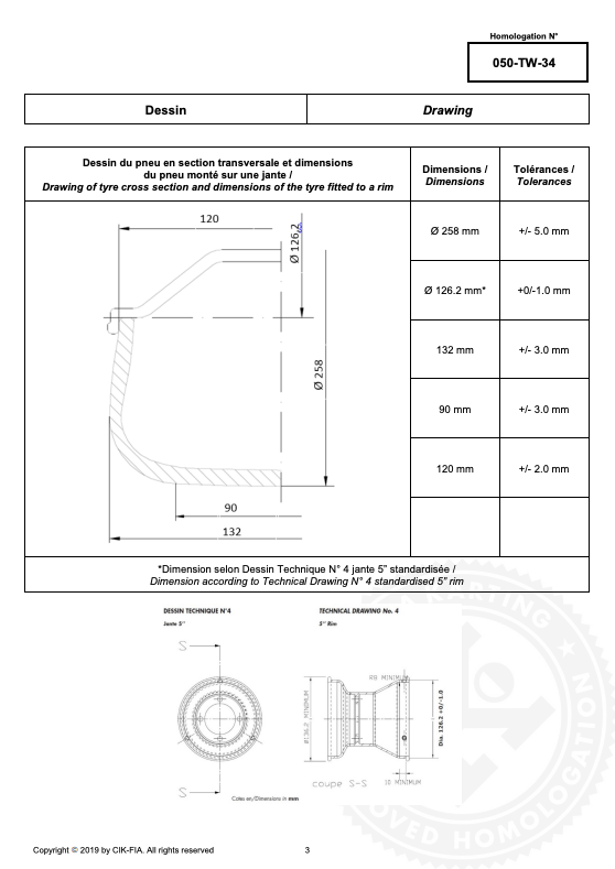 Mojo W5 Wet Tyre Front Only