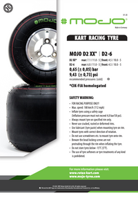 Mojo D2 Single Tyre Front Only