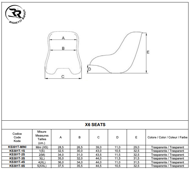 Italian Fibreglass Seat