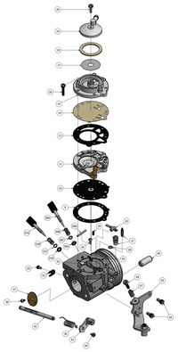 Iame Tillotson Carburetor Repair Kit for X30/Gazelle/Swift Repair Kits