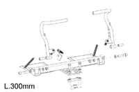 TonyKart / OTK Complete Pedal Extension Kit Cadet/Minikart KP192