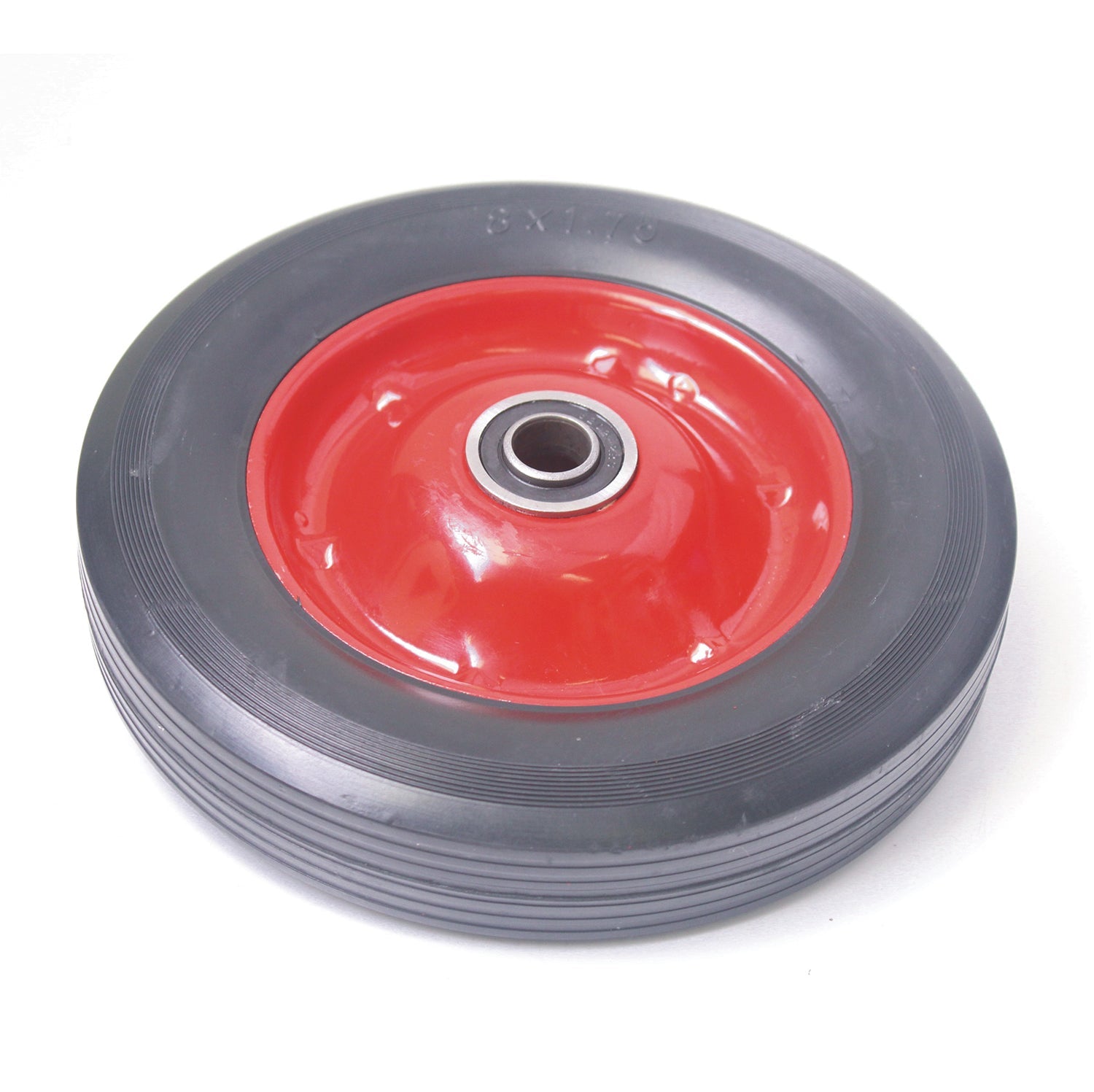 Steel Rims Red Red Steel Rim Rubber Wheel-47mm – Zip North