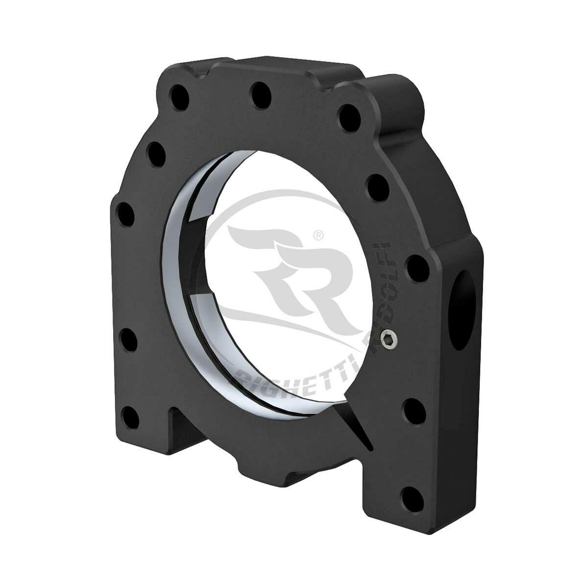 Aluminium Bearing Carrier 40-50mm 4 Bolt Black