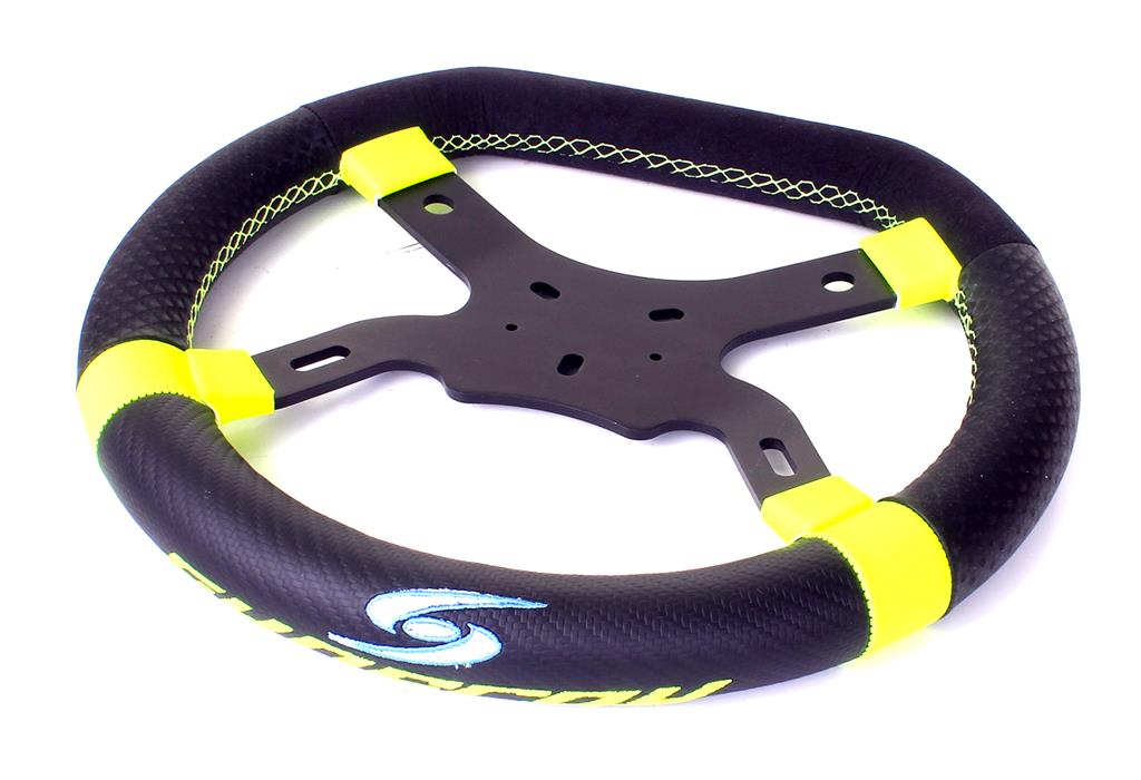 Synergy Cadet 300mm/280mm Steering Wheel Fluro 2021 Round